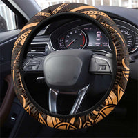 Aloha Hawaii Lanai Island Steering Wheel Cover Pineapple Isle Map Sea Turtle Plumeria LT14 - Polynesian Pride