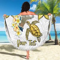 Personalised Aloha Hawaii Niihau Island Beach Blanket Forbidden Isle Map Shell Lei LT14 - Polynesian Pride