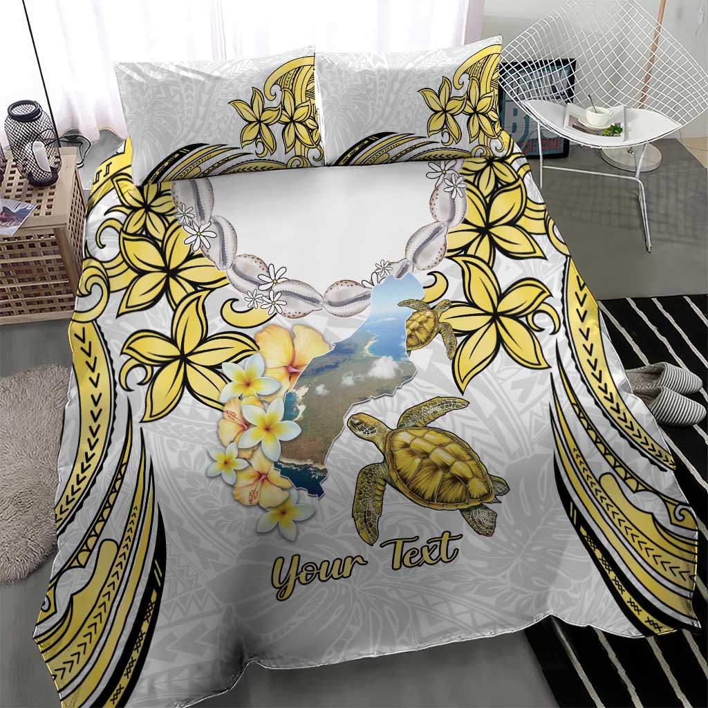 Personalised Aloha Hawaii Niihau Island Bedding Set Forbidden Isle Map Shell Lei LT14 - Polynesian Pride