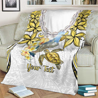Personalised Aloha Hawaii Niihau Island Blanket Forbidden Isle Map Shell Lei LT14 - Polynesian Pride