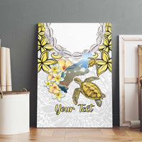 Personalised Aloha Hawaii Niihau Island Canvas Wall Art Forbidden Isle Map Shell Lei LT14 - Polynesian Pride