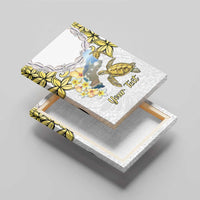 Personalised Aloha Hawaii Niihau Island Canvas Wall Art Forbidden Isle Map Shell Lei LT14 - Polynesian Pride