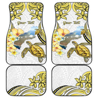 Personalised Aloha Hawaii Niihau Island Car Mats Forbidden Isle Map Shell Lei LT14 - Polynesian Pride