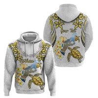 Personalised Aloha Hawaii Niihau Island Hoodie Forbidden Isle Map Shell Lei LT14 - Polynesian Pride