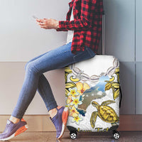 Personalised Aloha Hawaii Niihau Island Luggage Cover Forbidden Isle Map Shell Lei LT14 - Polynesian Pride