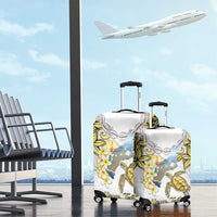 Personalised Aloha Hawaii Niihau Island Luggage Cover Forbidden Isle Map Shell Lei LT14 - Polynesian Pride