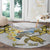 Personalised Aloha Hawaii Niihau Island Round Carpet Forbidden Isle Map Shell Lei