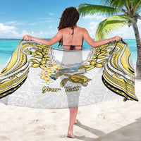 Personalised Aloha Hawaii Niihau Island Sarong Forbidden Isle Map Shell Lei LT14 - Polynesian Pride