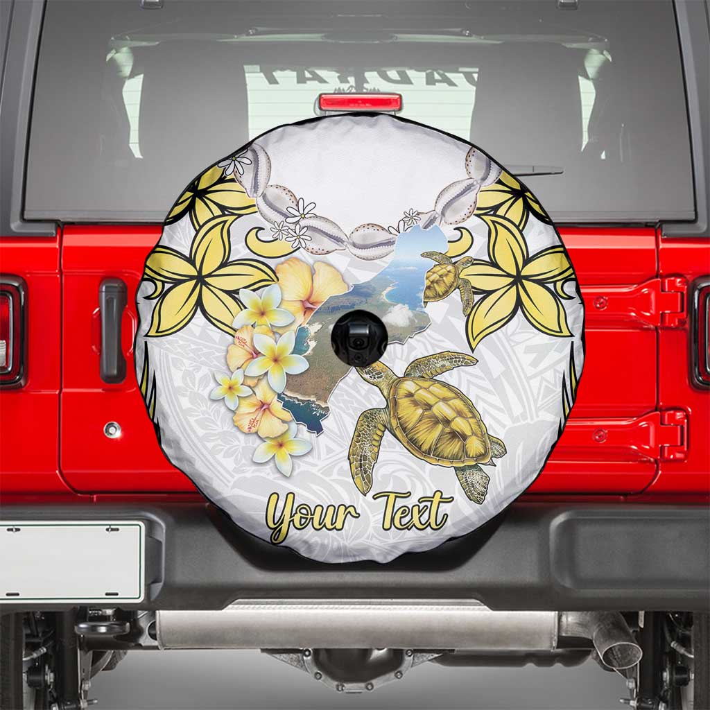 Personalised Aloha Hawaii Niihau Island Spare Tire Cover Forbidden Isle Map Shell Lei LT14 - Polynesian Pride