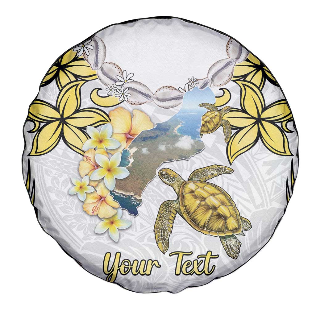 Personalised Aloha Hawaii Niihau Island Spare Tire Cover Forbidden Isle Map Shell Lei LT14 - Polynesian Pride