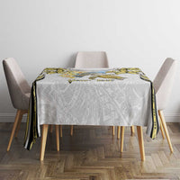 Personalised Aloha Hawaii Niihau Island Tablecloth Forbidden Isle Map Shell Lei LT14 - Polynesian Pride