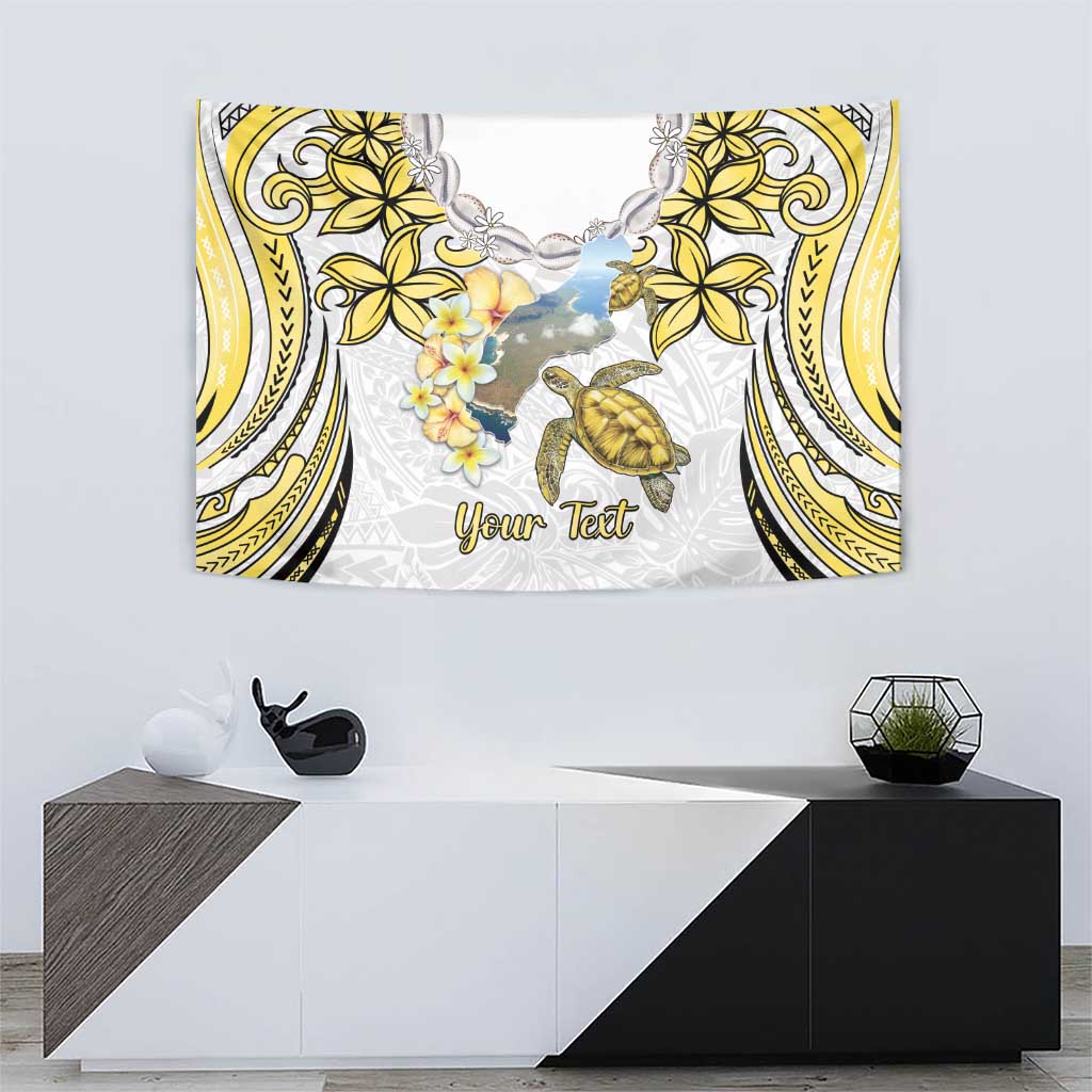 Personalised Aloha Hawaii Niihau Island Tapestry Forbidden Isle Map Shell Lei LT14 - Polynesian Pride