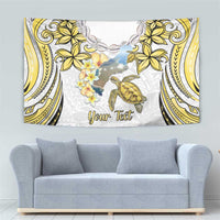 Personalised Aloha Hawaii Niihau Island Tapestry Forbidden Isle Map Shell Lei LT14 - Polynesian Pride
