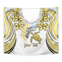 Personalised Aloha Hawaii Niihau Island Tapestry Forbidden Isle Map Shell Lei LT14 - Polynesian Pride