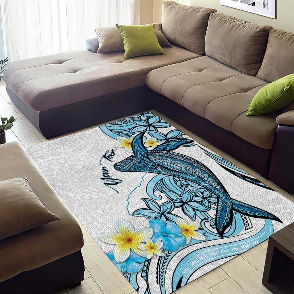 Personalised Aloha Hawaii Kahoolawe Island Area Rug Target Isle Map With Humpback Whale LT14 - Polynesian Pride