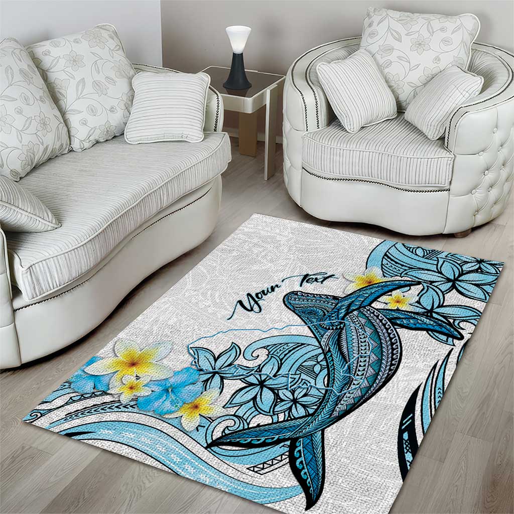 Personalised Aloha Hawaii Kahoolawe Island Area Rug Target Isle Map With Humpback Whale LT14 - Polynesian Pride