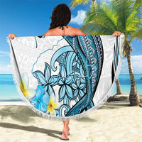 Personalised Aloha Hawaii Kahoolawe Island Beach Blanket Target Isle Map With Humpback Whale LT14 - Polynesian Pride