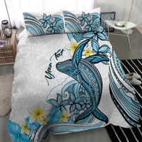 Personalised Aloha Hawaii Kahoolawe Island Bedding Set Target Isle Map With Humpback Whale LT14 - Polynesian Pride