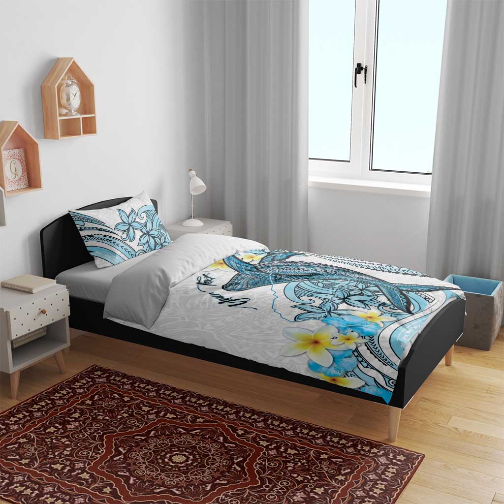 Personalised Aloha Hawaii Kahoolawe Island Bedding Set Target Isle Map With Humpback Whale LT14 - Polynesian Pride