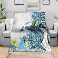 Personalised Aloha Hawaii Kahoolawe Island Blanket Target Isle Map With Humpback Whale LT14 - Polynesian Pride