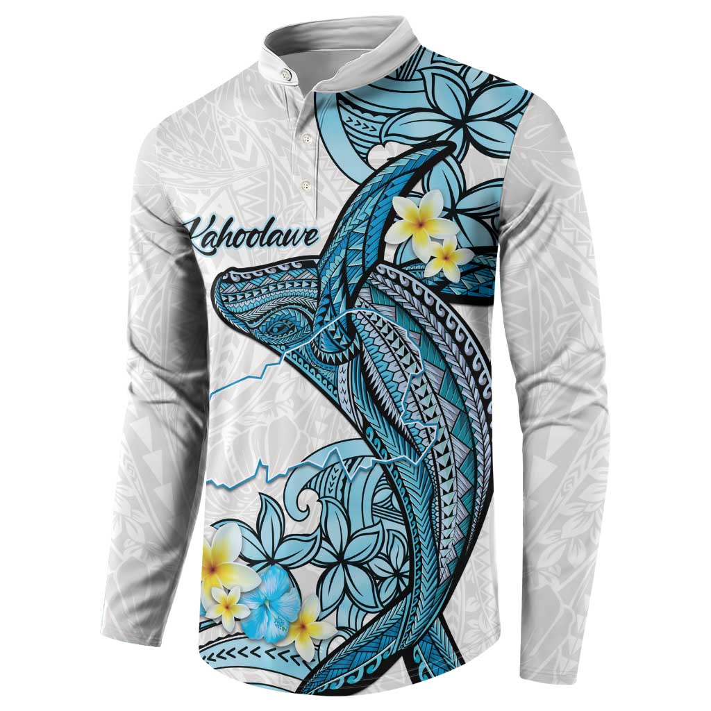 Personalised Aloha Hawaii Kahoolawe Island Button Sweatshirt Target Isle Map With Humpback Whale LT14 - Polynesian Pride