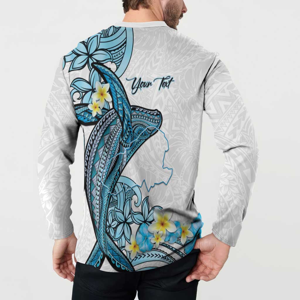 Personalised Aloha Hawaii Kahoolawe Island Button Sweatshirt Target Isle Map With Humpback Whale LT14 - Polynesian Pride