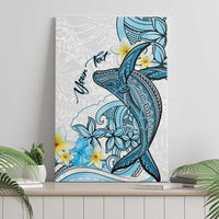 Personalised Aloha Hawaii Kahoolawe Island Canvas Wall Art Target Isle Map With Humpback Whale LT14 - Polynesian Pride