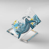 Personalised Aloha Hawaii Kahoolawe Island Canvas Wall Art Target Isle Map With Humpback Whale LT14 With Frame Blue - Polynesian Pride