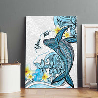 Personalised Aloha Hawaii Kahoolawe Island Canvas Wall Art Target Isle Map With Humpback Whale LT14 - Polynesian Pride