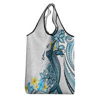 Personalised Aloha Hawaii Kahoolawe Island Grocery Bag Target Isle Map With Humpback Whale LT14 - Polynesian Pride