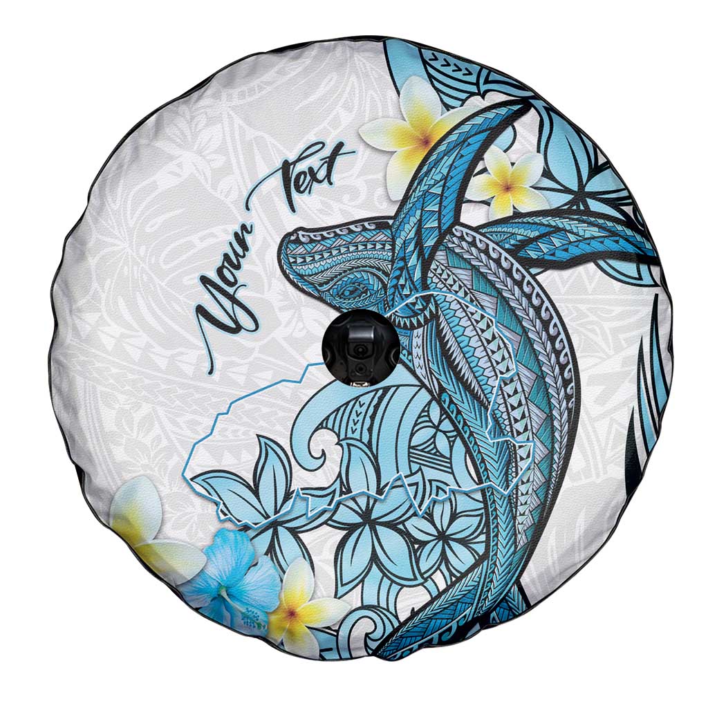 Personalised Aloha Hawaii Kahoolawe Island Spare Tire Cover Target Isle Map With Humpback Whale LT14 - Polynesian Pride