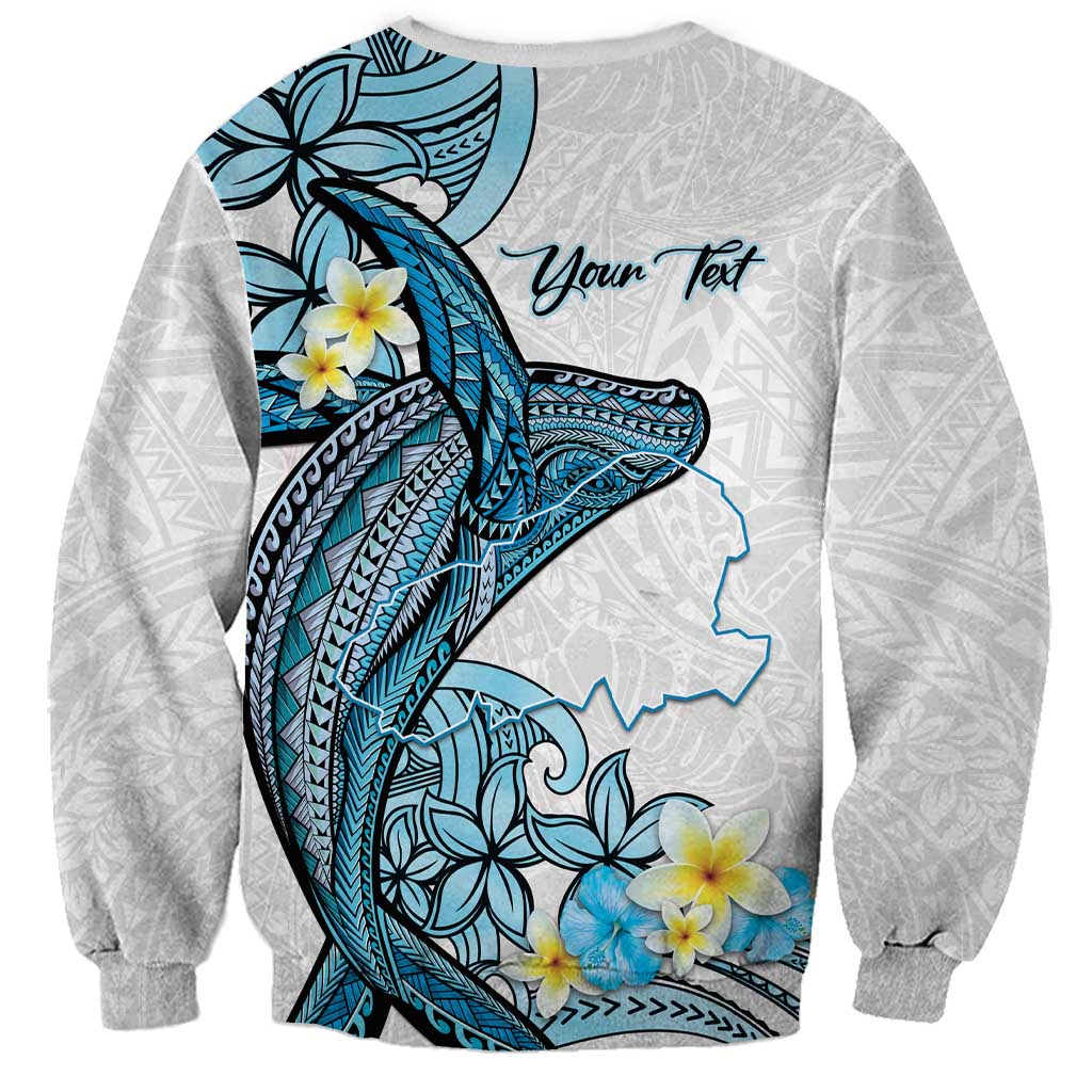 Personalised Aloha Hawaii Kahoolawe Island Sweatshirt Target Isle Map With Humpback Whale LT14 - Polynesian Pride