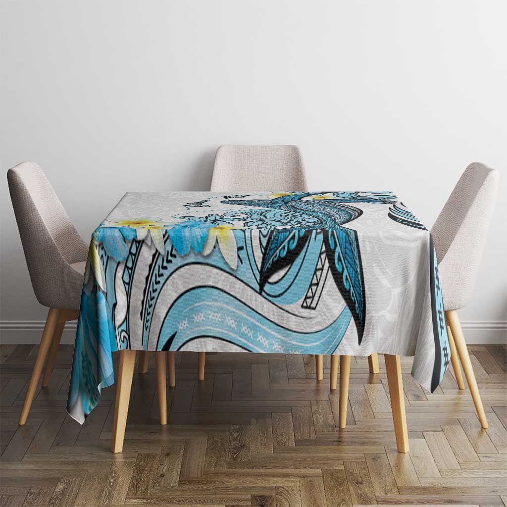 Personalised Aloha Hawaii Kahoolawe Island Tablecloth Target Isle Map With Humpback Whale LT14 - Polynesian Pride