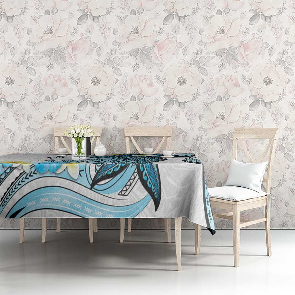 Personalised Aloha Hawaii Kahoolawe Island Tablecloth Target Isle Map With Humpback Whale LT14 - Polynesian Pride