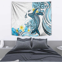 Personalised Aloha Hawaii Kahoolawe Island Tapestry Target Isle Map With Humpback Whale LT14 - Polynesian Pride
