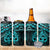 Matariki New Zealand 4 in 1 Can Cooler Tumbler Maori New Year Tiki Turquoise Version