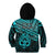 Matariki New Zealand Kid Hoodie Maori New Year Tiki Turquoise Version LT14