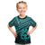 Matariki New Zealand Kid T Shirt Maori New Year Tiki Turquoise Version LT14