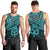 Matariki New Zealand Men Tank Top Maori New Year Tiki Turquoise Version LT14