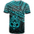 Matariki New Zealand T Shirt Maori New Year Tiki Turquoise Version LT14