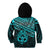 Personalised Matariki New Zealand Kid Hoodie Maori New Year Tiki Turquoise Version LT14