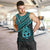 Personalised Matariki New Zealand Men Tank Top Maori New Year Tiki Turquoise Version LT14