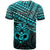 Custom Matariki New Zealand T Shirt Maori New Year Tiki Turquoise Version LT14