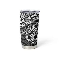 Matariki New Zealand Tumbler Cup Maori New Year Tiki Black Version LT14 - Polynesian Pride
