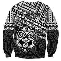 Personalised Matariki New Zealand Sweatshirt Maori New Year Tiki Black Version LT14 - Polynesian Pride