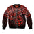 Matariki New Zealand Bomber Jacket Maori New Year Tiki Red Version LT14