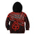 Matariki New Zealand Kid Hoodie Maori New Year Tiki Red Version LT14