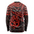 Matariki New Zealand Long Sleeve Shirt Maori New Year Tiki Red Version LT14