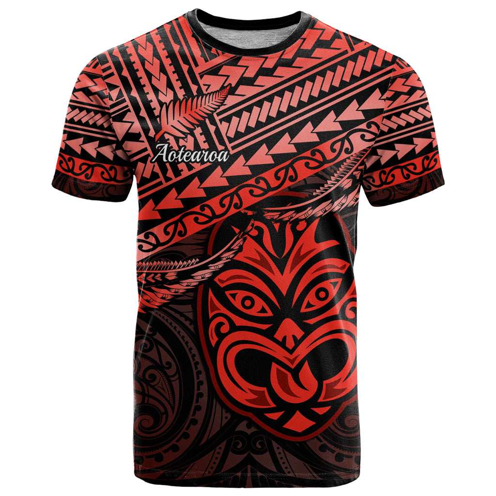 Matariki New Zealand T Shirt Maori New Year Tiki Red Version LT14