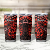 Matariki New Zealand Tumbler Cup Maori New Year Tiki Red Version LT14 - Polynesian Pride